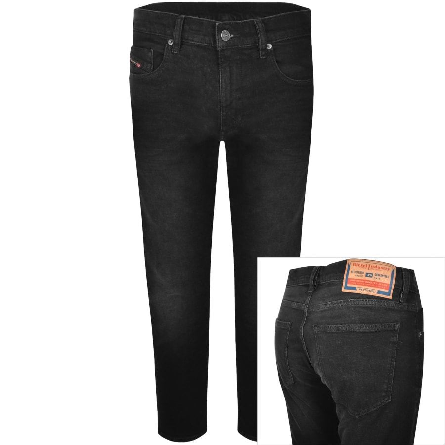 パンツ DIESEL D-STRUKT SLIM JEANS Diesel D Strukt Slim Fit Jeans Black | Mainline Menswear us